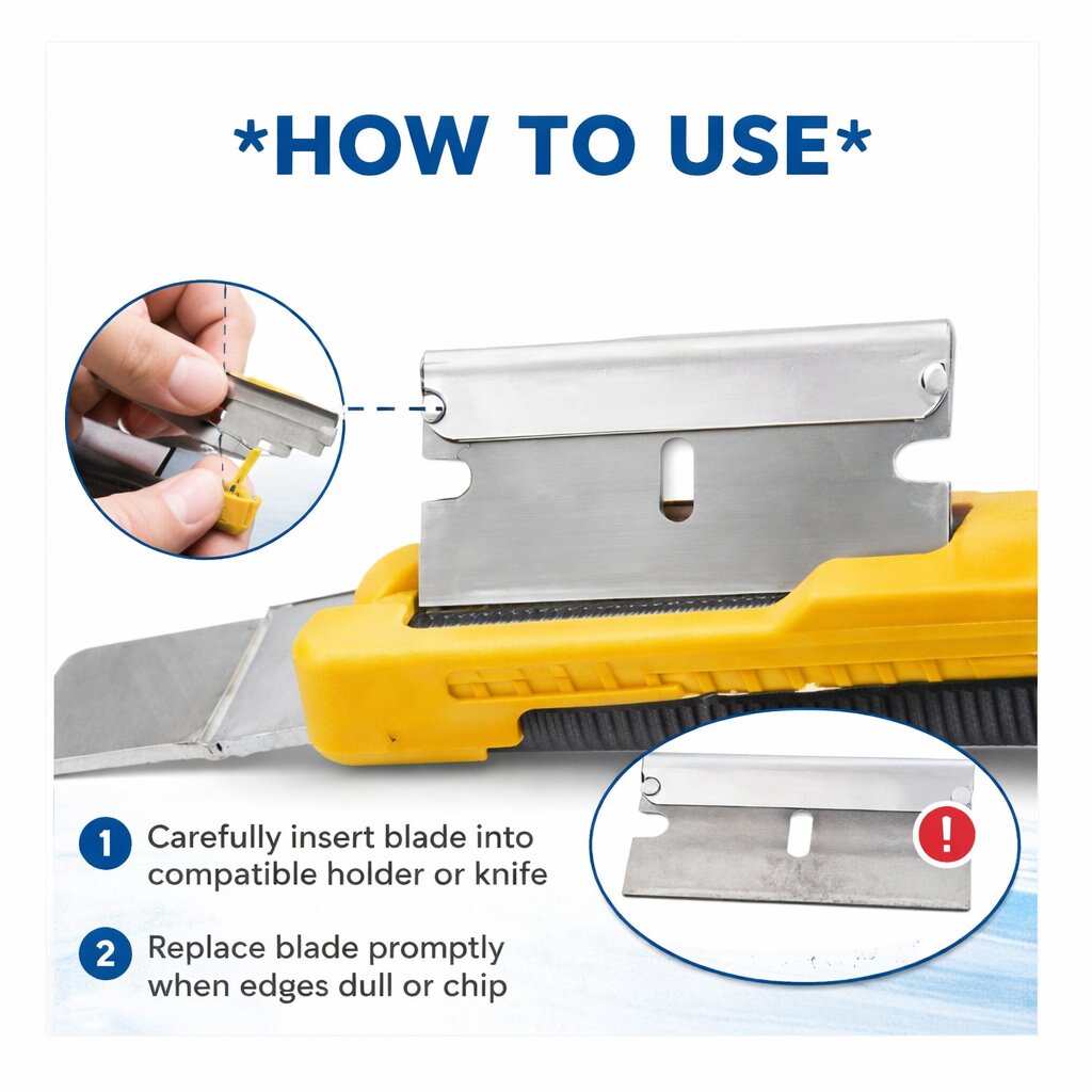 Razor Blades 100 Pack image 2