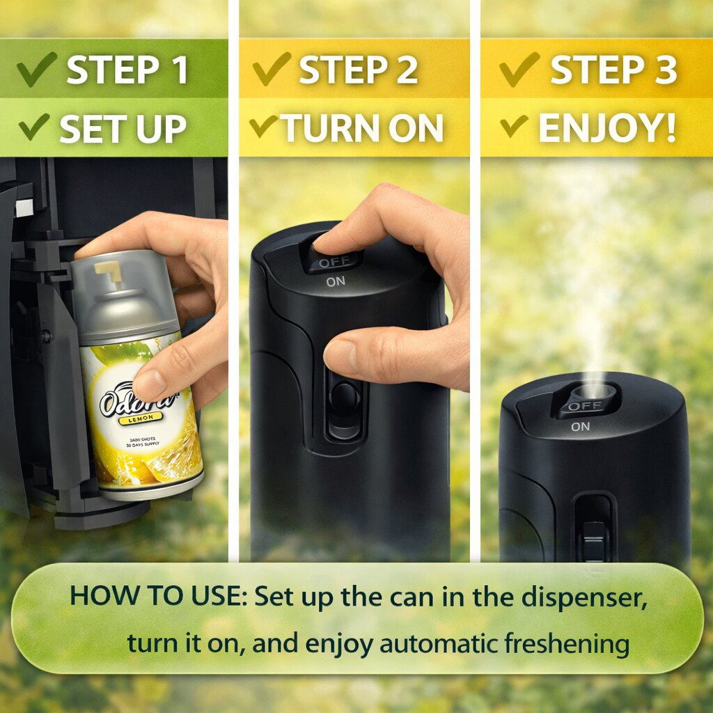 Odora Lemon Aerosol Air Fragrance & Freshener image 3