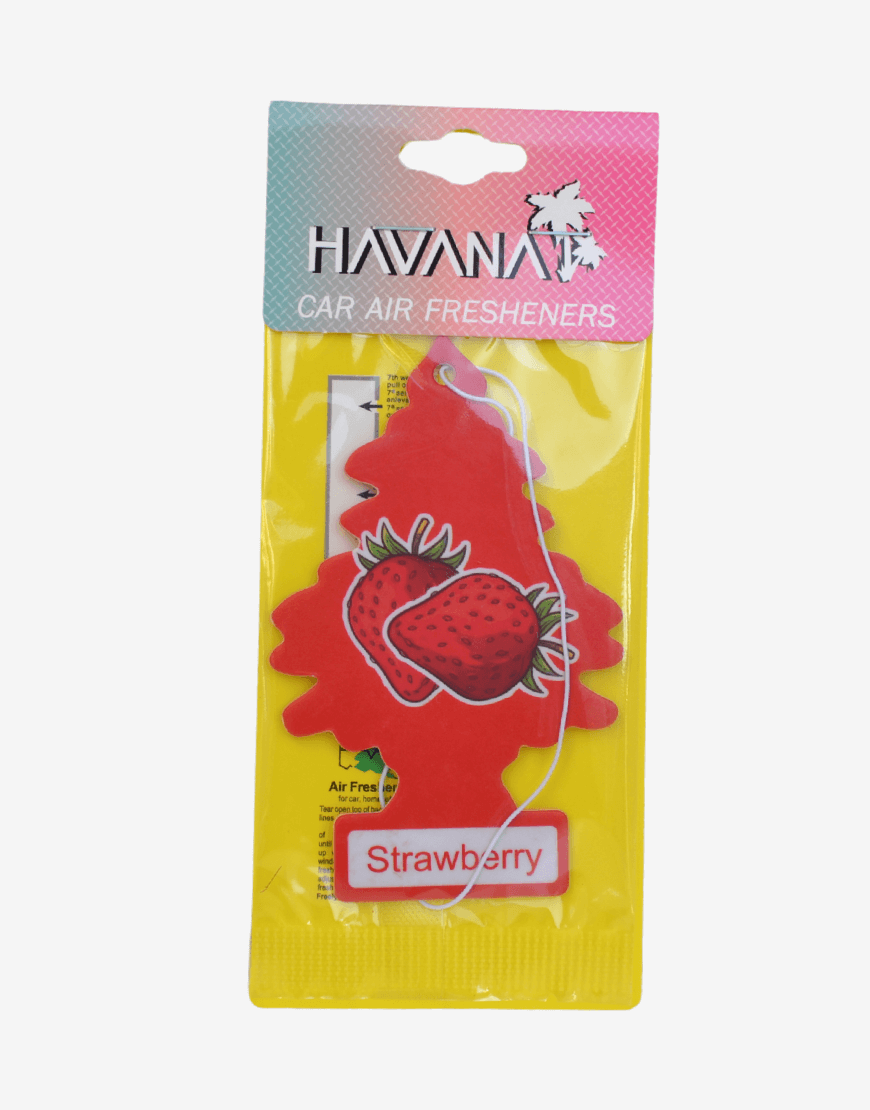 Havana Strawberry Hanging Tree Air Freshener image 0