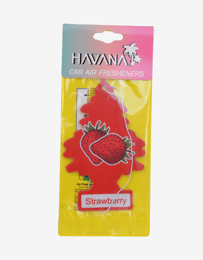 Havana Strawberry Hanging Tree Air Freshener image 0