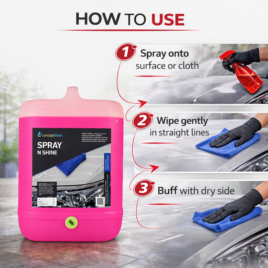 Spray and Shine Quick Detailer 15L image 2