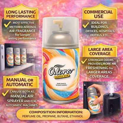 Odora Bubble Gum Aerosol Air Fragrance & Freshener image 2