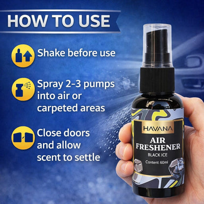 Havana Black Ice Air Freshener Spray Bottle image 2