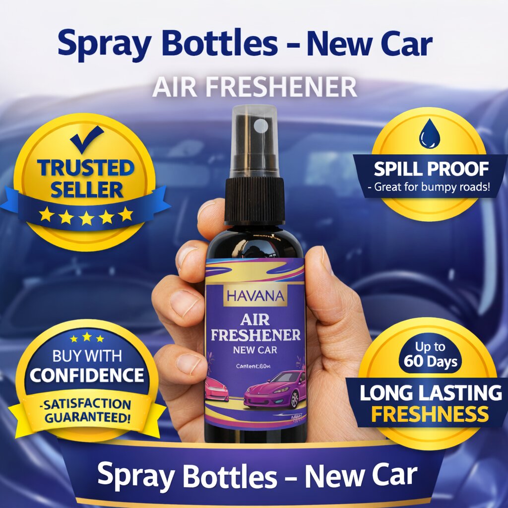 Havana New Car Car Air Freshener Spray Bottle image 1