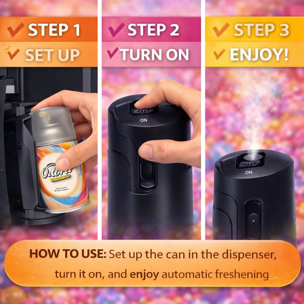 Odora Bubble Gum Aerosol Air Fragrance & Freshener image 3