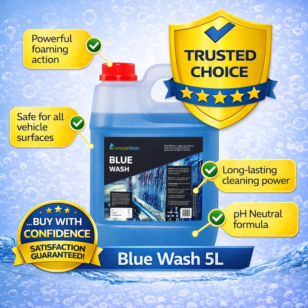 Blue Wash Car Shampoo 5L image 1