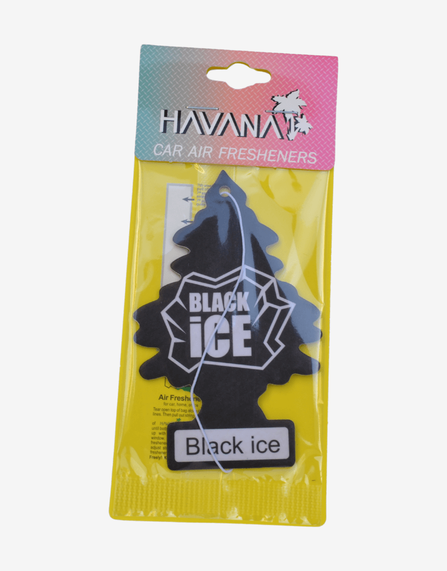 Havana Black Ice Hanging Tree Air Freshener image 0