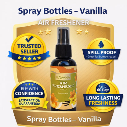 Havana Vanilla Car Air Freshener Spray Bottle image 1