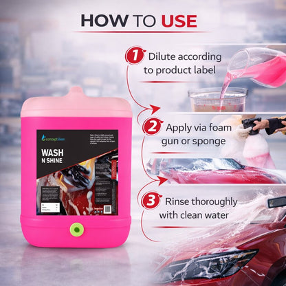 Wash N Shine Car Shampoo 15L image 2