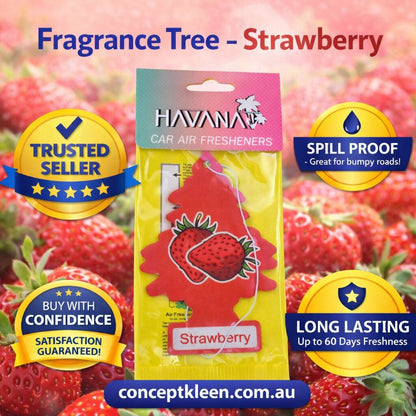 Havana Strawberry Hanging Tree Air Freshener image 1