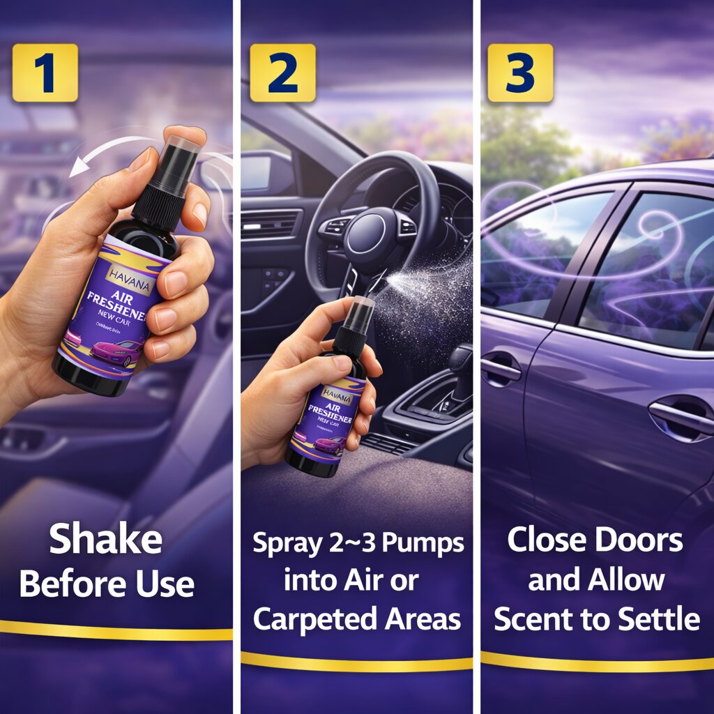 Havana New Car Car Air Freshener Spray Bottle image 2