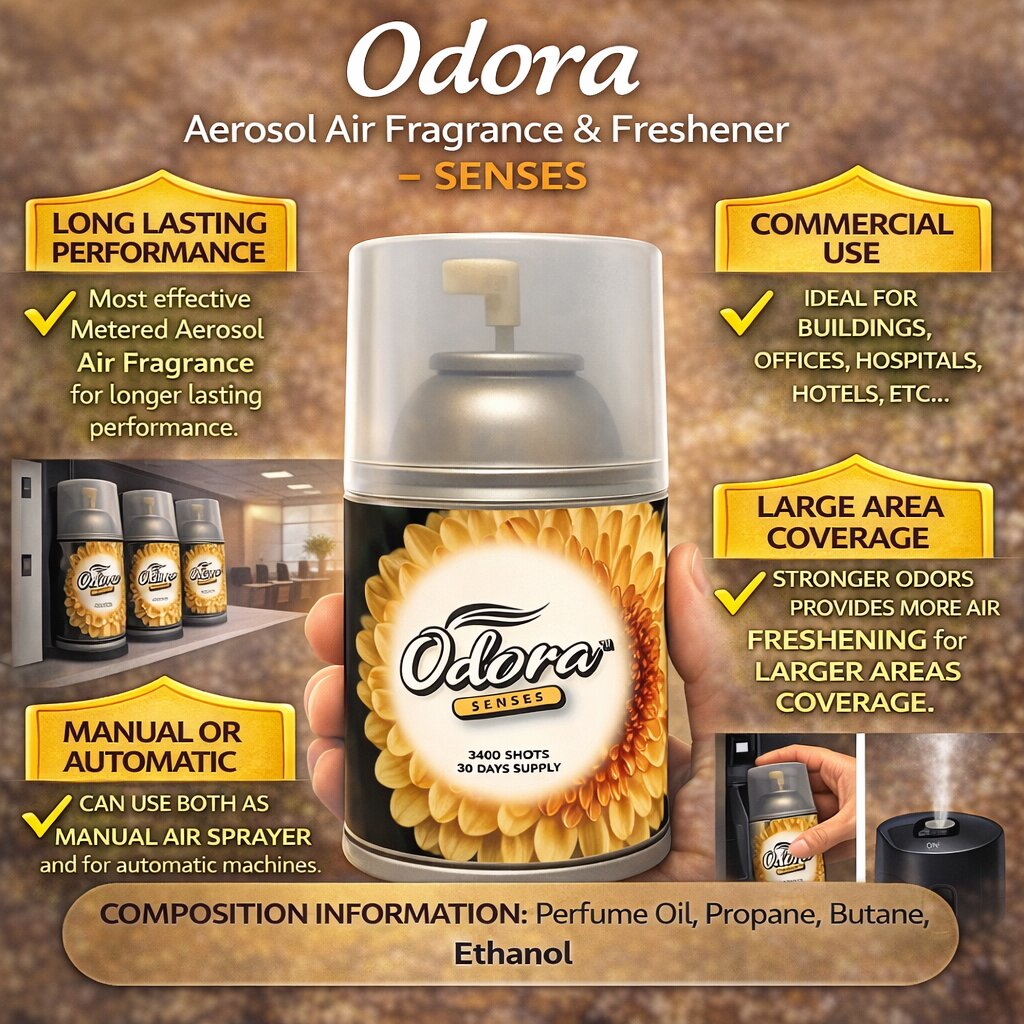 Odora Senses Aerosol Air Fragrance & Freshener image 1