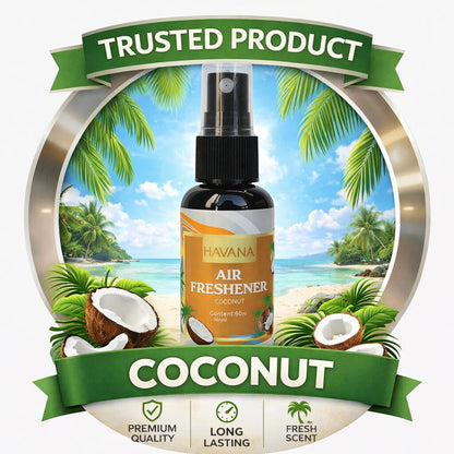Havana Coconut Car Air Freshener Spray Bottle image 1