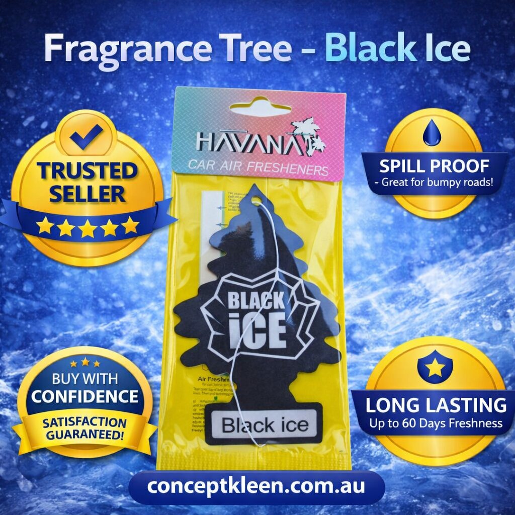 Havana Black Ice Hanging Tree Air Freshener image 1