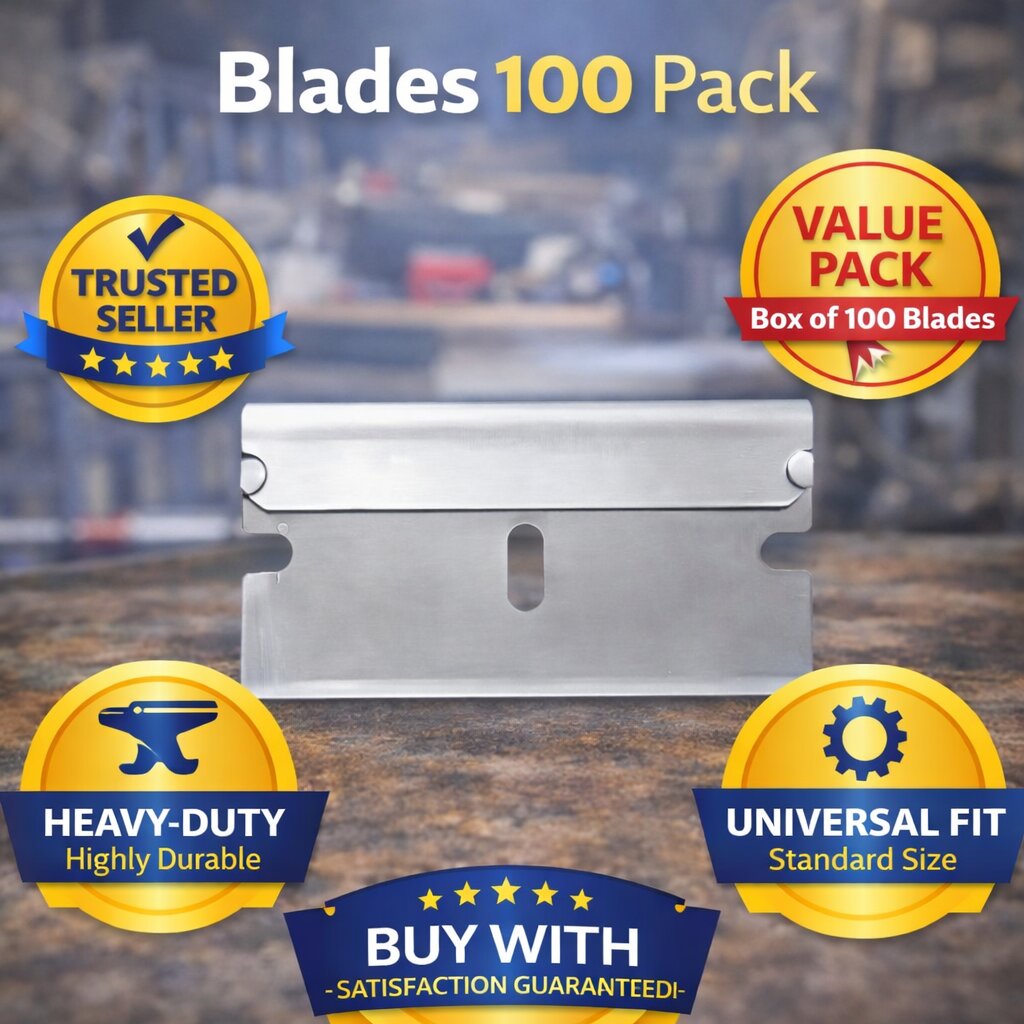 Razor Blades 100 Pack image 1