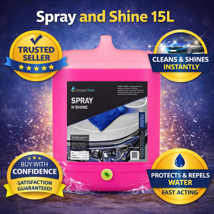 Spray and Shine Quick Detailer 15L image 1