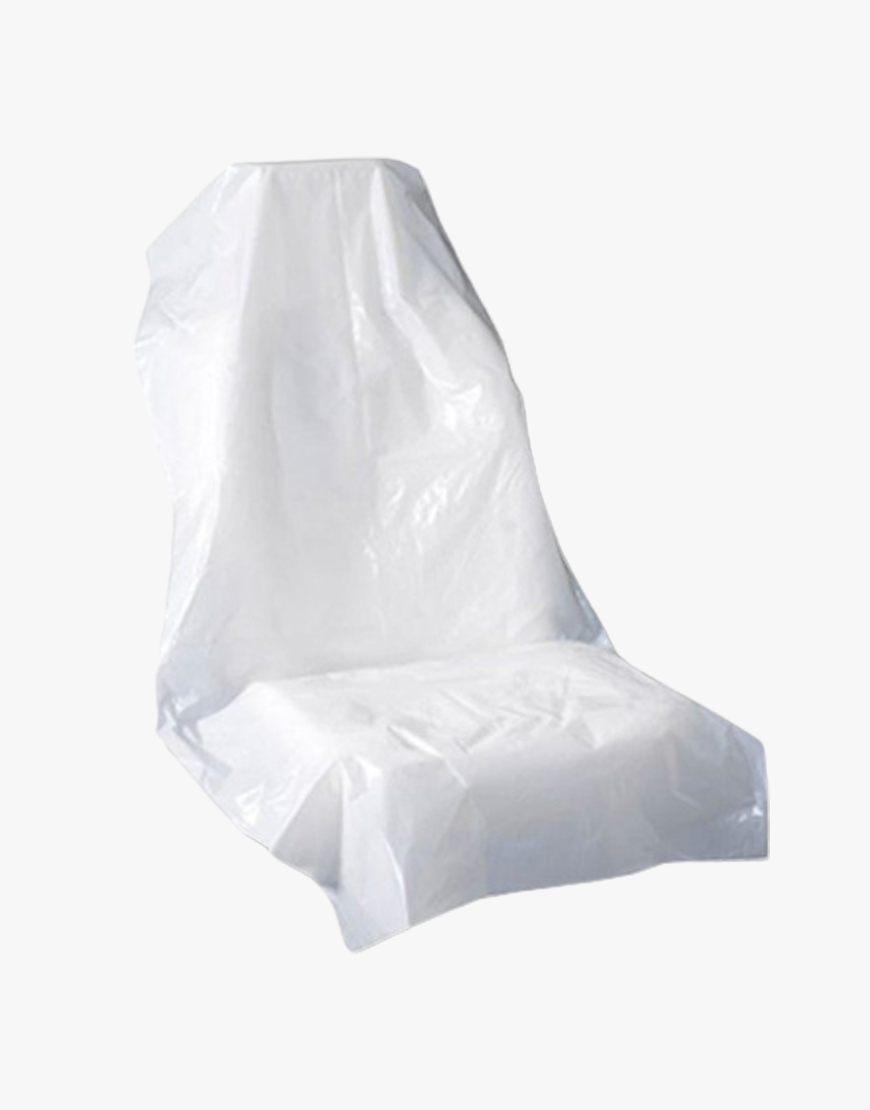 Plastic Seat Covers 100 Pcs - Disposable Car Seat Protectors image 0