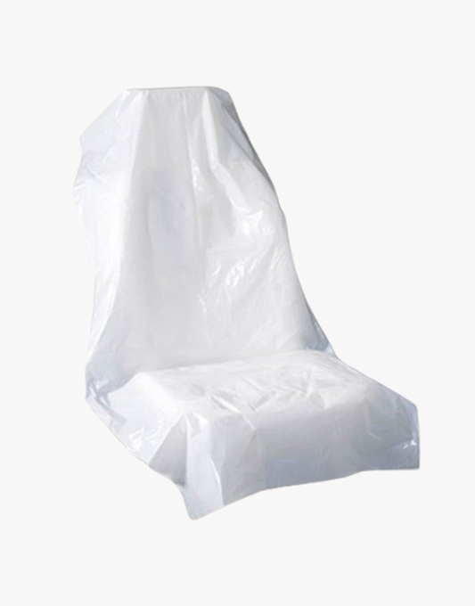 Plastic Seat Covers 100 Pcs - Disposable Car Seat Protectors image 0