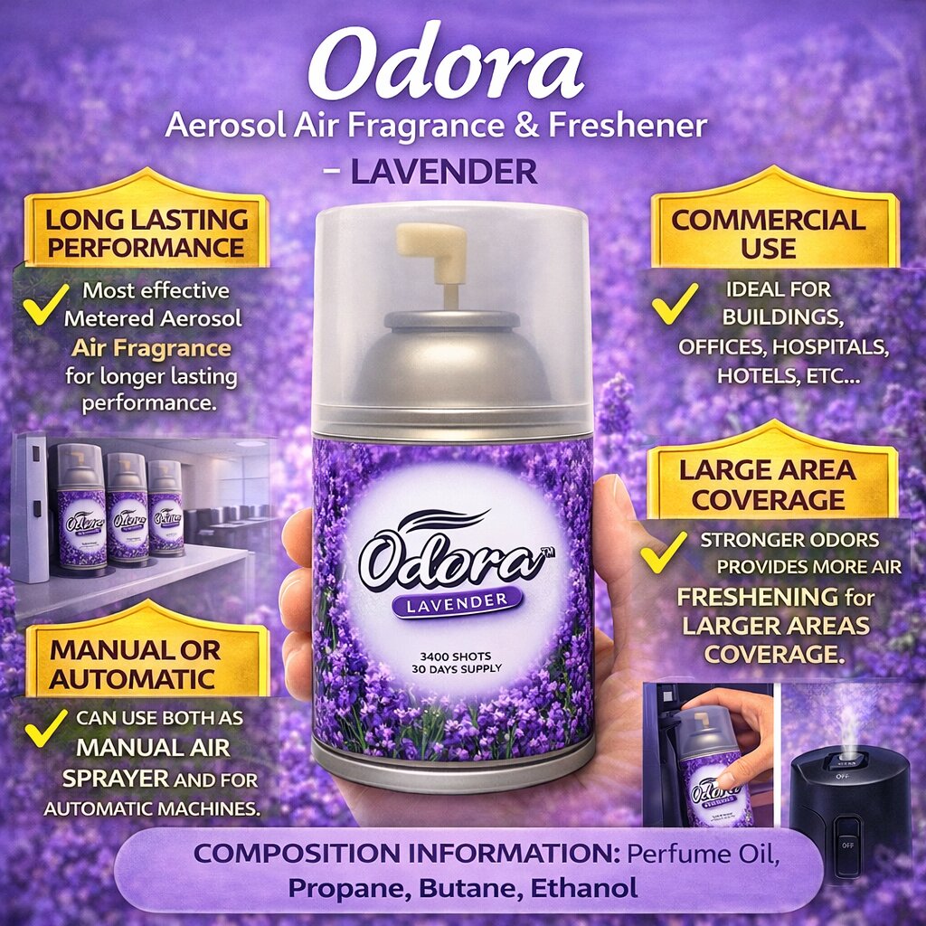 Odora Lavender Aerosol Air Fragrance & Freshener image 2