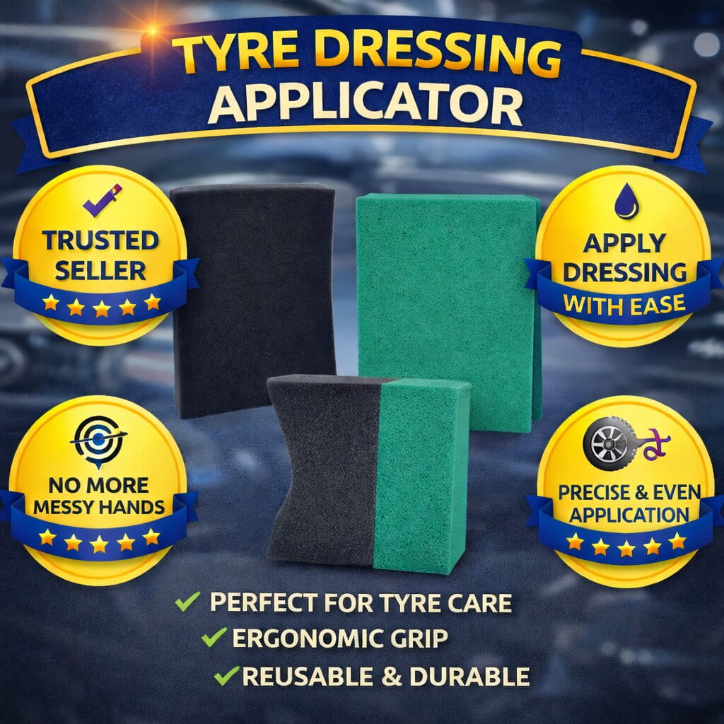 Tyre Dressing Applicator – Foam Tyre Shine Applicator Pad image 1