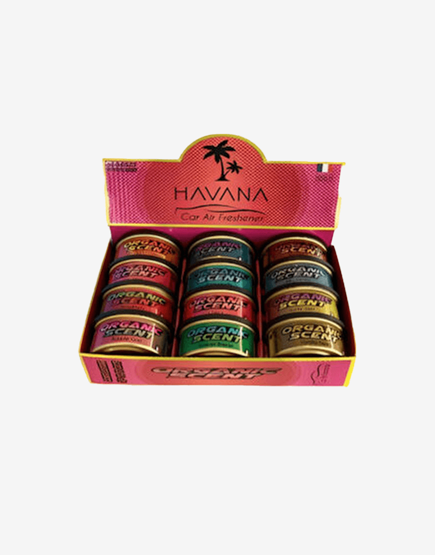 Havana Organic Tin Car Air Freshener (12 Tins in a Box) image 0