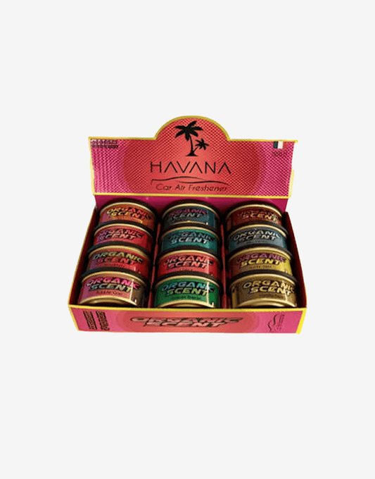 Havana Organic Tin Car Air Freshener (12 Tins in a Box) image 0