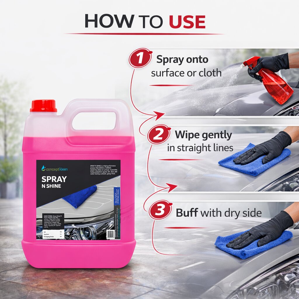 Spray and Shine Quick Detailer 5L image 2