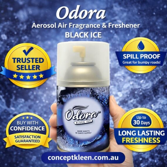 Odora Aerosol Air Fragrance & Freshener - Black Ice