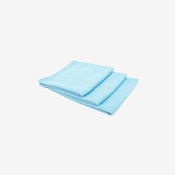 Blue Waffle Cloth 40x40