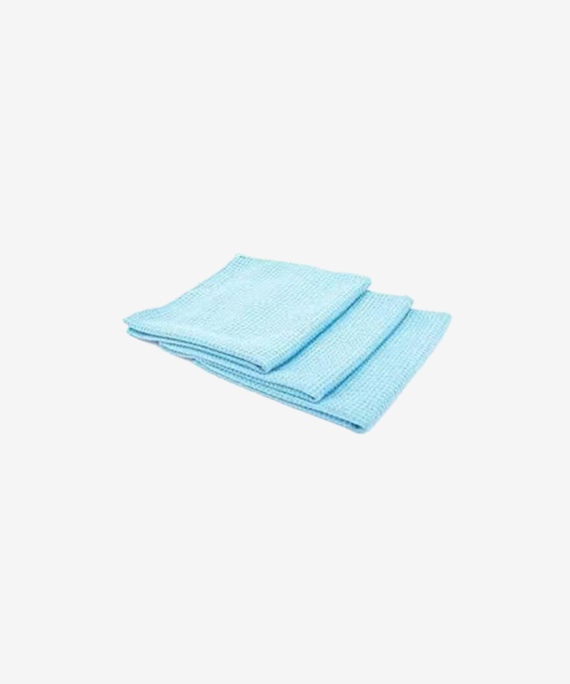 Blue Waffle Cloth 40x40