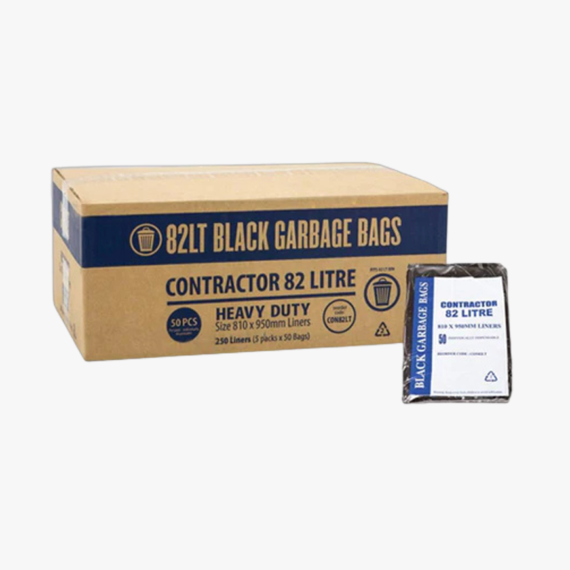 Heavy Duty Bin Liners - 82L